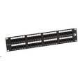 Solarix Patch panel 48 x RJ45 CAT6 UTP 350 MHz černý 2U SX48-6-UTP-BK