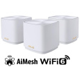 ASUS ZenWiFi XD5 3-pack Wireless AX3000 Dual-band Mesh WiFi 6 System, white