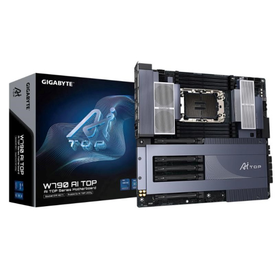 GIGABYTE MB Sc LGA4677 W790 AI TOP, Intel W790, 8xDDR5, WI-FI, E-ATX