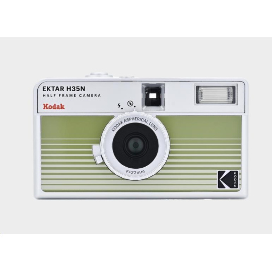 Kodak EKTAR H35N Camera Striped Green