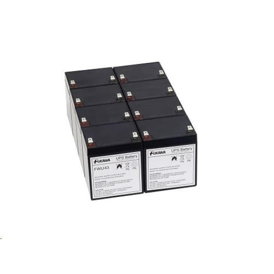 Baterie - FUKAWA FWU-43 sada baterií za RBC43 (12V/5A, 8ks)