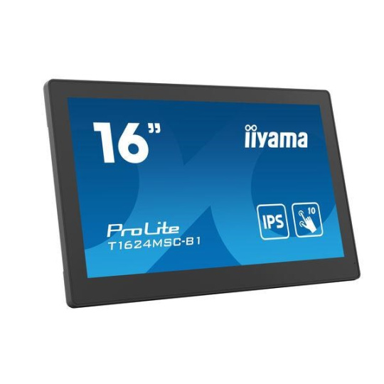 iiyama ProLite T1624MSC-B1, 39.6 cm (15,6''), Projected Capacitive, 10 TP, Full HD, black