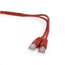 GEMBIRD kabel patchcord Cat5e UTP 3m, červený