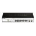 D-Link DGS-1210-10 10-Port Gigabit Smart+ Switch, 8x GbE, 2x SFP, fanless