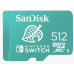 SanDisk MicroSDXC karta 512GB for Nintendo Switch (R:100/W:90 MB/s, UHS-I, V30,U3, C10, A1) licensed Product,Super Mario