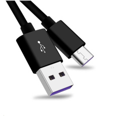 PremiumCord Kabel USB 3.1 C/M - USB 2.0 A/M, Super fast charging 5A, černá, 1m