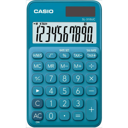 CASIO kalkulačka SL 310UC BU, Kapesní kalkulátor