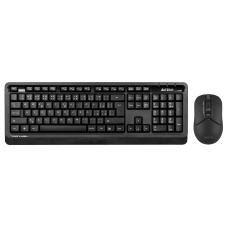A4tech Bezdrátový kancelářský set klávesnice+myš FG1012S, CZ/SK, černá