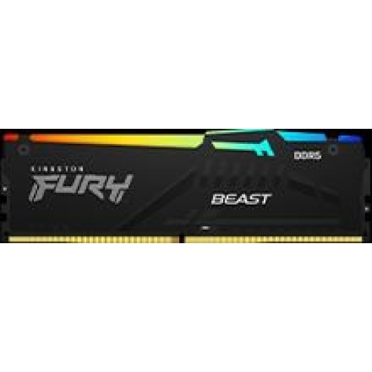 KINGSTON DIMM DDR5 16GB 5200MT/s CL36 FURY Beast RGB EXPO