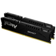 KINGSTON DIMM DDR5 64GB (Kit of 2) 6400MT/s CL32 ECC FURY Beast XMP Černá