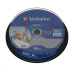 VERBATIM BD-R SL Datalife HTL (10-pack)Blu-Ray/Spindle/6x/25GB Wide Printable