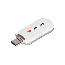 VERBATIM Flash Disk 512GB Plectra USB-C 3.0, bílá
