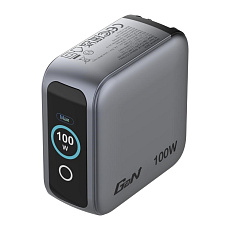 VERBATIM Mini GaN Nabíječka s displejem 100W, 2xUSB-C, 1xUSB-A, šedá VERBATIM Mini GaN Nabíječka s displejem 100W, 2xUSB-C, 1xUSB-A, šedá