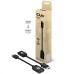 Club3D Adaptér pasivní DisplayPort 1.1 na HDMI 1.3 (M/F), 24cm