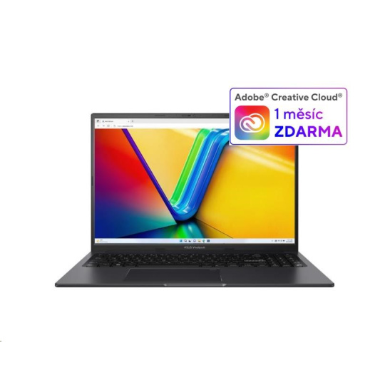 ASUS NTB Vivobook 16X (K3604VA-MB227W), i5-1335U,16" 1920x1200, 16GB, 1TB SSD,  Iris Xe, W11H, Black