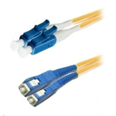 Duplexní patch kabel SM 9/125, OS2, LC-SC, LS0H, 20m