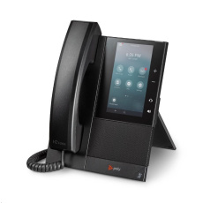 Poly IP telefon CCX 500 se sluchátkem, 5" displej, PoE, bez napájecího zdroje, (MS Teams)