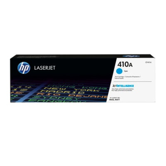 HP 410A Cyan LJ Toner Cart, CF411A (2,300 pages)