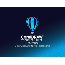 CorelDRAW Technical Suite Enterprise CorelSure Maintenance Renewal (1 Year) 1-4, EN/DE/FR/ES/BR/IT/CZ/PL/NL