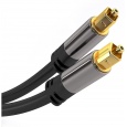 PremiumCord Kabel Toslink M/M, 6mm, 3m, černá