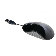 Targus® Cord Storing Wired Mouse Black