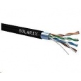 Instalační kabel Solarix venkovní FTP, Cat5E, drát, PE, box 305m SXKD-5E-FTP-PE