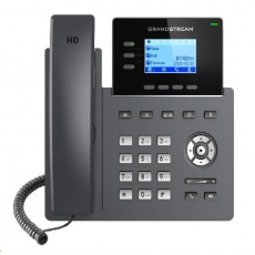 Grandstream GRP2603P [VoIP telefon - 2.48" 132 x 64 grafický,  6x SIP účet, 2x RJ45 10/100/1000 Mbps, PoE]