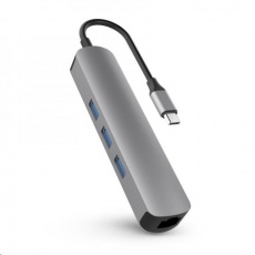 HyperDrive 6-in-1 USB-C Hub with 4K HDMI Output - Space Gray HyperDrive 6-in-1 USB-C Hub with 4K HDMI Output - Space Gray