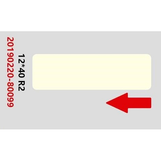 Niimbot štítky RP 12x40mm 155ks LightYellow pro D11 a D110