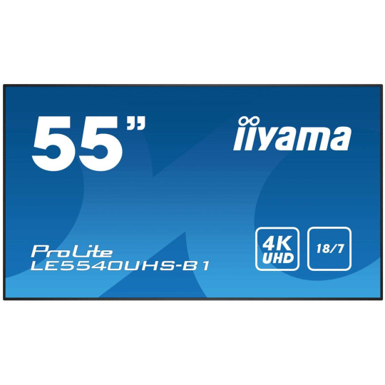 iiyama ProLite LE5541UHS-B1, 138.6cm (54.6''), black