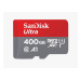 SanDisk MicroSDXC karta 400GB Ultra (120 MB/s, A1 Class 10 UHS-I, Android) + adaptér