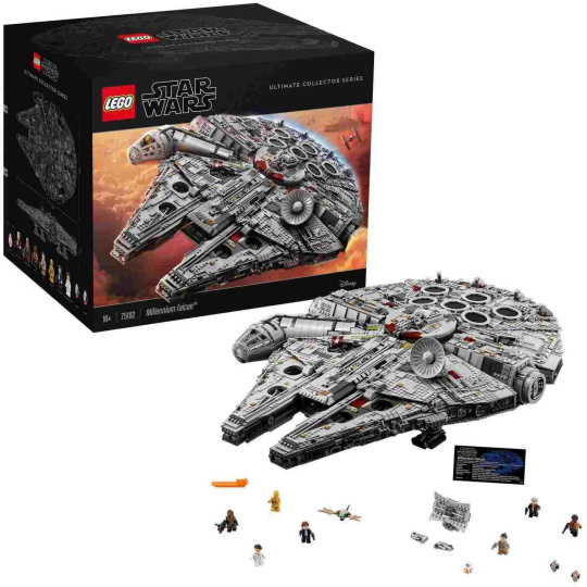 LEGO Star Wars 75192 Millennium Falcon, stavebnice, 7541 dílků, 2017