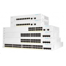 Cisco switch CBS220-48P-4X, 48xGbE RJ45, 4x10GbE SFP+, PoE+, 382W Cisco switch CBS220-48P-4X, 48xGbE RJ45, 4x10GbE SFP+, PoE+, 382W
