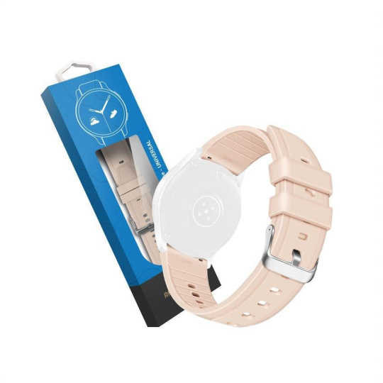 RhinoTech univerzální silikonový řemínek Quick Release 22mm světle růžový RhinoTech univerzální silikonový řemínek Quick Release 22mm světle růžový