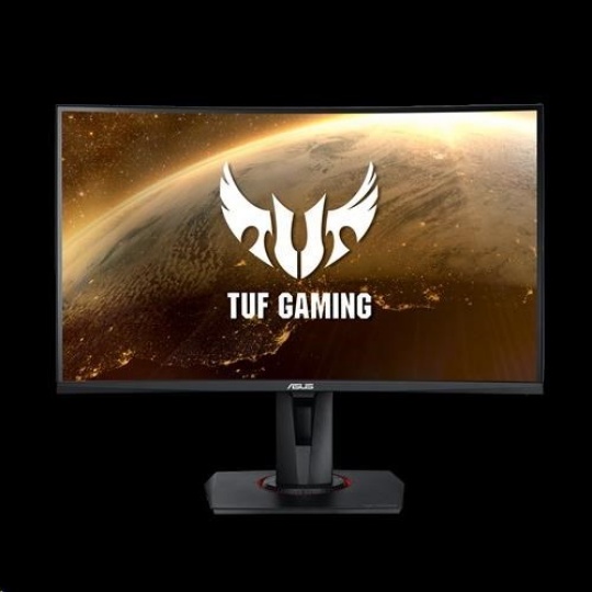 ASUS LCD 27" VG27WQ 2560x1440 VA 400cd 1ms TUF Gaming  Curved Gaming 165Hz Extreme Low Motion Blur™ HDMI DP REPRO PIVOT