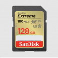 SanDisk SDXC karta 128GB Extreme (180 MB/s Class 10, UHS-I U3 V30)