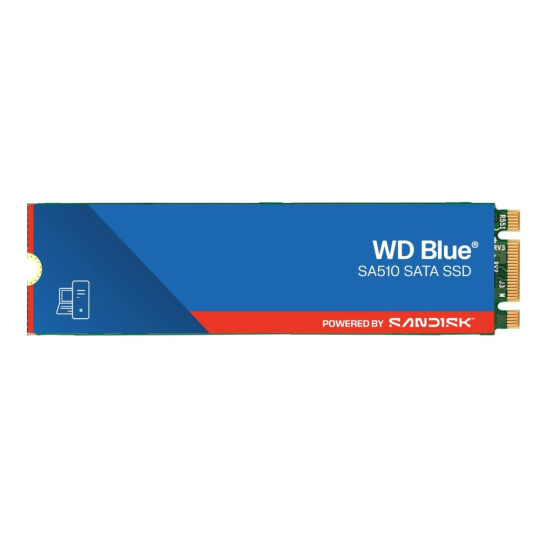 WD BLUE SSD 3D NAND WDS200T3B0B 2TB SA510 Powered by SanDisk, M.2 SATA, (R:560, W:530MB/s) WD BLUE SSD 3D NAND WDS200T3B0B 2TB SA510 Powered by SanDisk, M.2 SATA, (R:560, W:530MB/s)