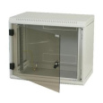 BAZAR - TRITON 19" jednodílný rozvaděč 9U/400mm, černý - rozbité sklo