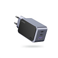 UGREEN síťová rychlonabíječka Nexode S 65W 3-Port, 2x USB-C,1x USB-A, GaN, stříbrná