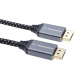 PREMIUMCORD Kabel DisplayPort 1.4 přípojný kabel, kovové a zlacené konektory, 0,5m