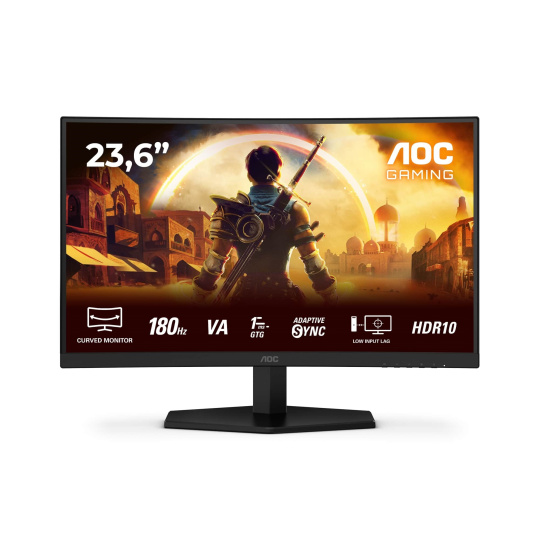 AOC MT 23,6" C24G42E - 1920x1080,VA,180Hz,2xHDMI,DP,Repro AOC MT 23,6" C24G42E - 1920x1080,VA,180Hz,2xHDMI,DP,Repro