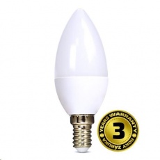 Solight LED žárovka, svíčka, 6W, E14, 3000K, 450lm Solight LED žárovka, svíčka, 6W, E14, 3000K, 450lm