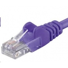 PREMIUMCORD Patch kabel UTP RJ45-RJ45 CAT5e 10m fialová