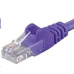 PREMIUMCORD Patch kabel UTP RJ45-RJ45 CAT5e 10m fialová