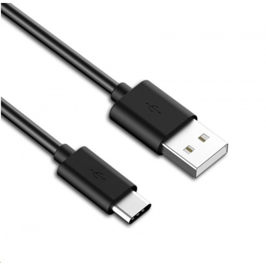 PremiumCord Kabel USB 3.1 C/M - USB 2.0 A/M, rychlé nabíjení proudem 3A, 50cm, černá