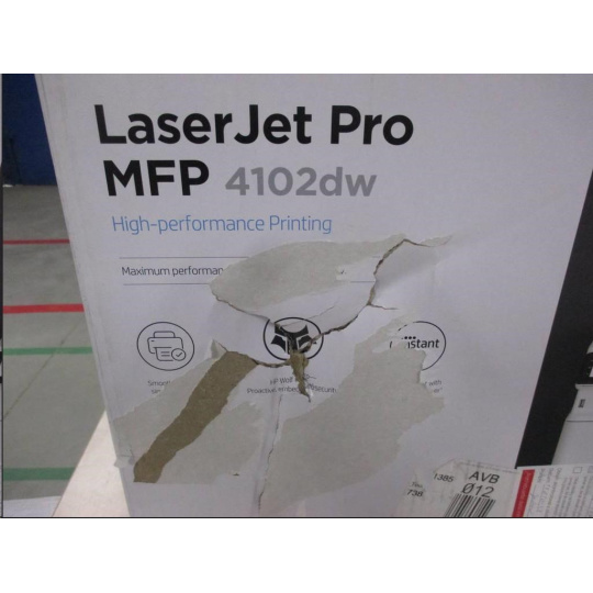 BAZAR - HP LaserJet Pro MFP 4102dw (40str/min, A4, USB, Ethernet, Wi-Fi, PRINT, SCAN, COPY, DADF, duplex) pošk. BOX BAZAR - HP LaserJet Pro MFP 4102dw (40str/min, A4, USB, Ethernet, Wi-Fi, PRINT, SCAN, COPY, DADF, duplex) pošk. BOX