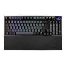 ASUS klávesnice ROG Azoth 96 HE, Mechanická, Bezdrátová, BT, RF 2.4GHz, CZ/SK, černá ASUS klávesnice ROG Azoth 96 HE, Mechanická, Bezdrátová, BT, RF 2.4GHz, CZ/SK, černá
