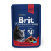 Kap.Brit Cat Prem. Pouches hovezi+hrasek 100g