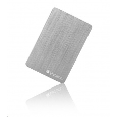 VERBATIM Externí HDD 2TB Store 'n' Go ALU Slim Portable Hard Drive USB 3.2, Space gray