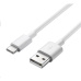 PremiumCord Kabel USB 3.1 C/M - USB 2.0 A/M, rychlé nabíjení proudem 3A, 10cm, bílá